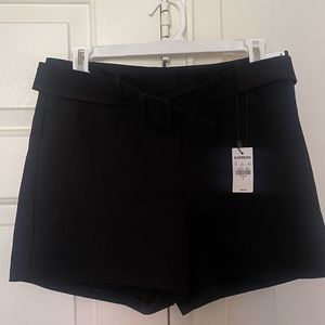 Express shortie high rise shorts